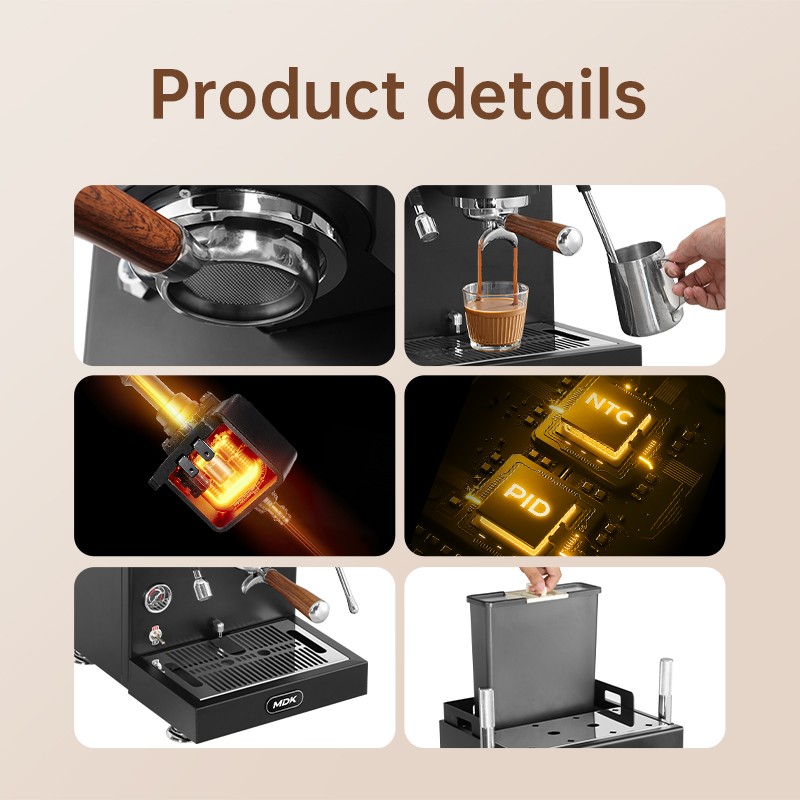 MDK Commercial Espresso Maker  – Espresso Machine Semi Auto recenzja i cena