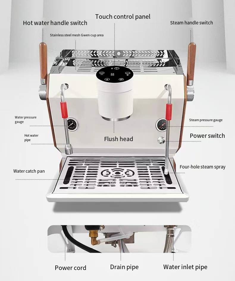 Professional Cafe Commercial S – Espresso Machine Semi Auto recenzja i cena