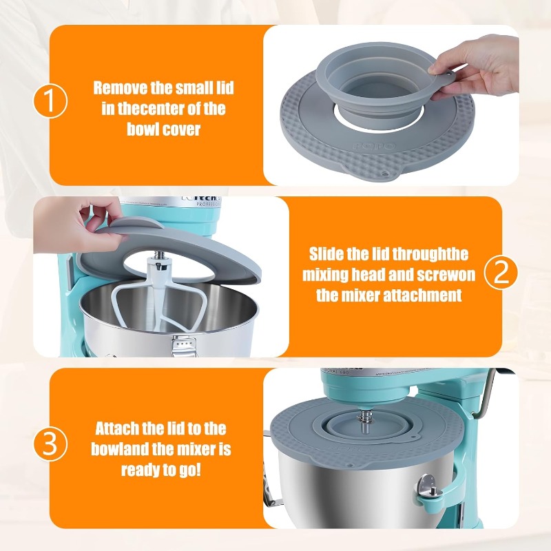 Silicone Mixer Bowl Cover Comp – Kitchen Appliances Manufacturers recenzja i cena