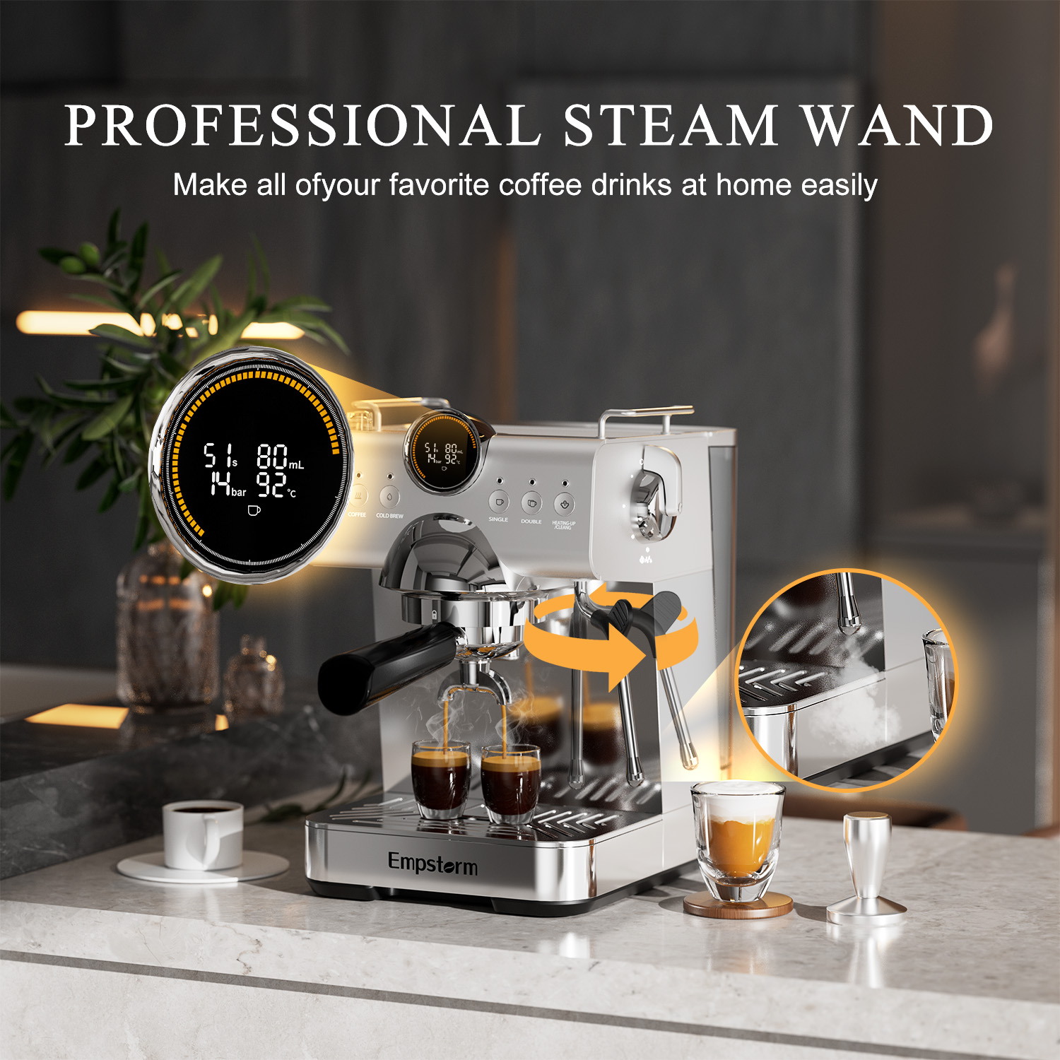 Empstorm Factory Price Double- – Espresso Machine Semi Auto recenzja i cena