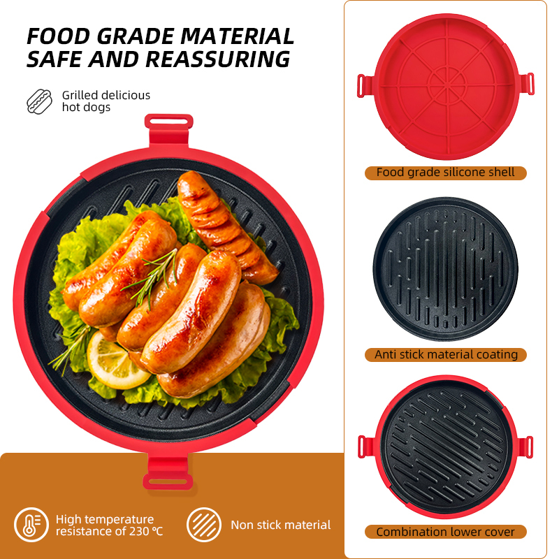 Large round Microwave Grill Pa – Food Processor Large recenzja i cena