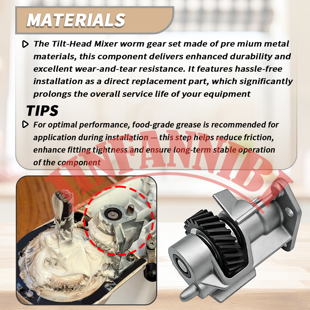 Worm Gear Assembly WP240309-2  – Kitchen Appliances Manufacturers recenzja i cena