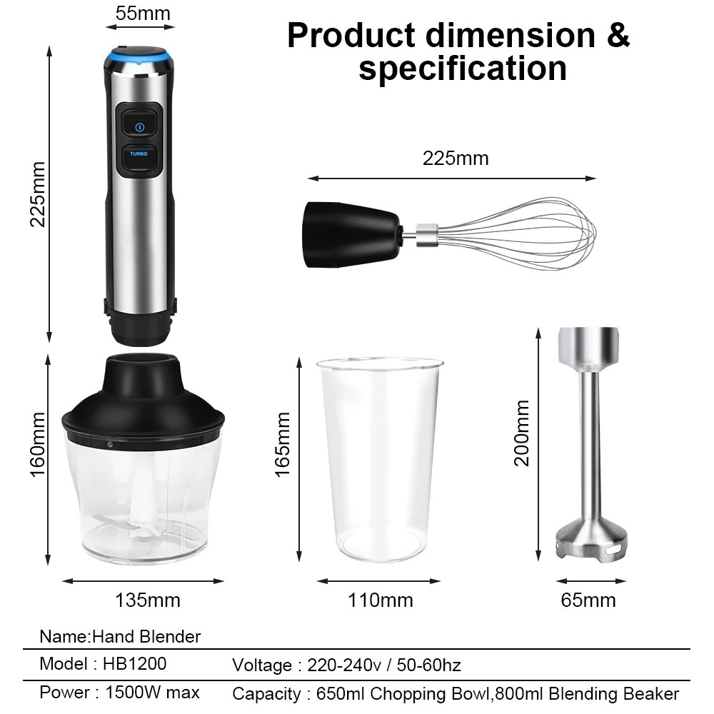 4 in 1 High Power Hand Stick B – Blender High Power recenzja i cena