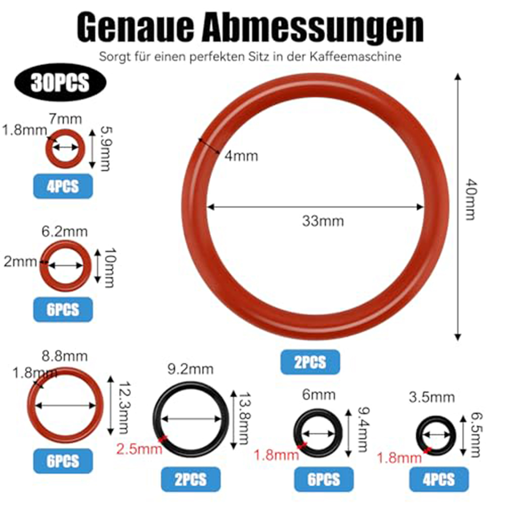 30pcs Coffee Machine O-ring Fo – Kitchen Appliances Outlet recenzja i cena