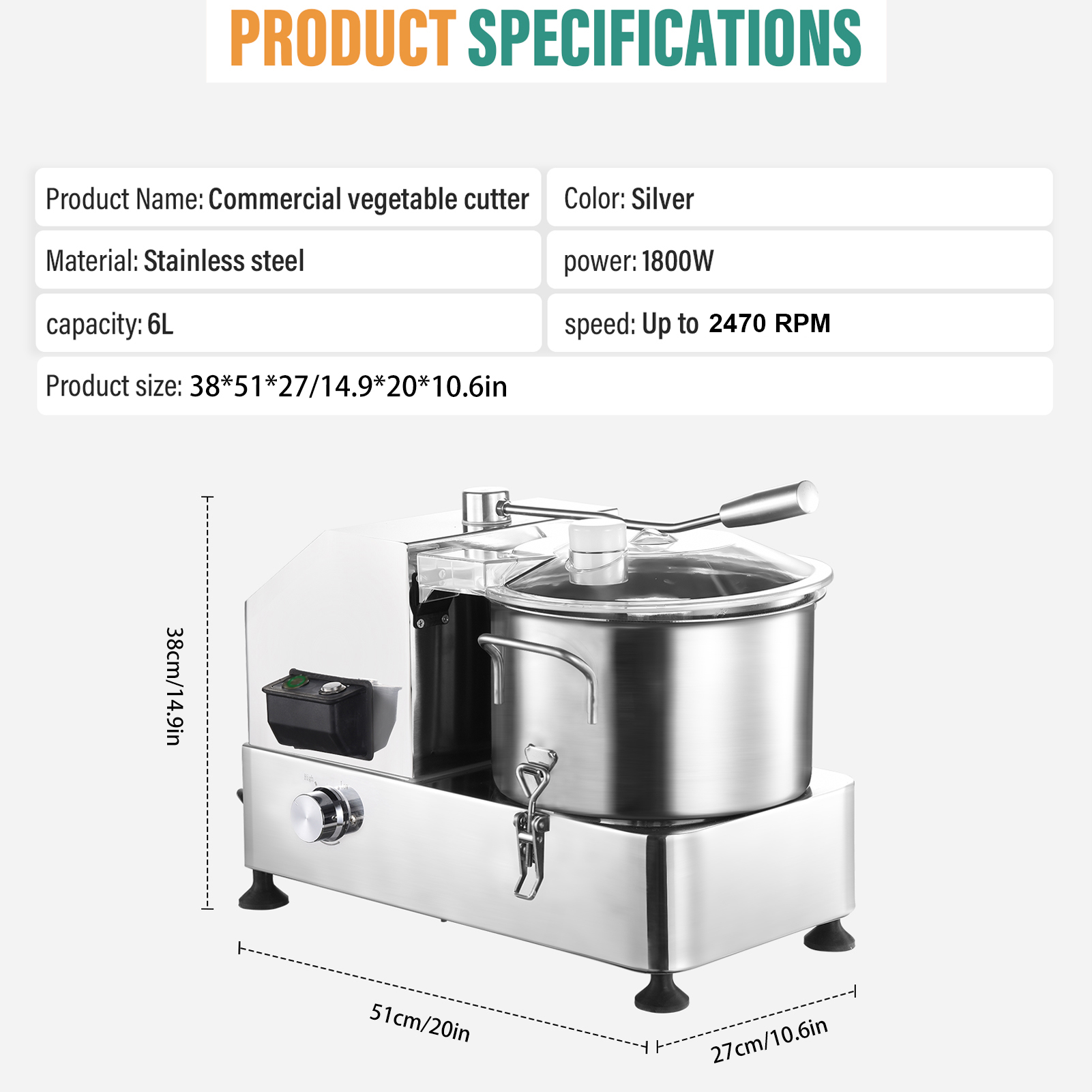 Food Processor Variable Speed  – Food Processor Large recenzja i cena