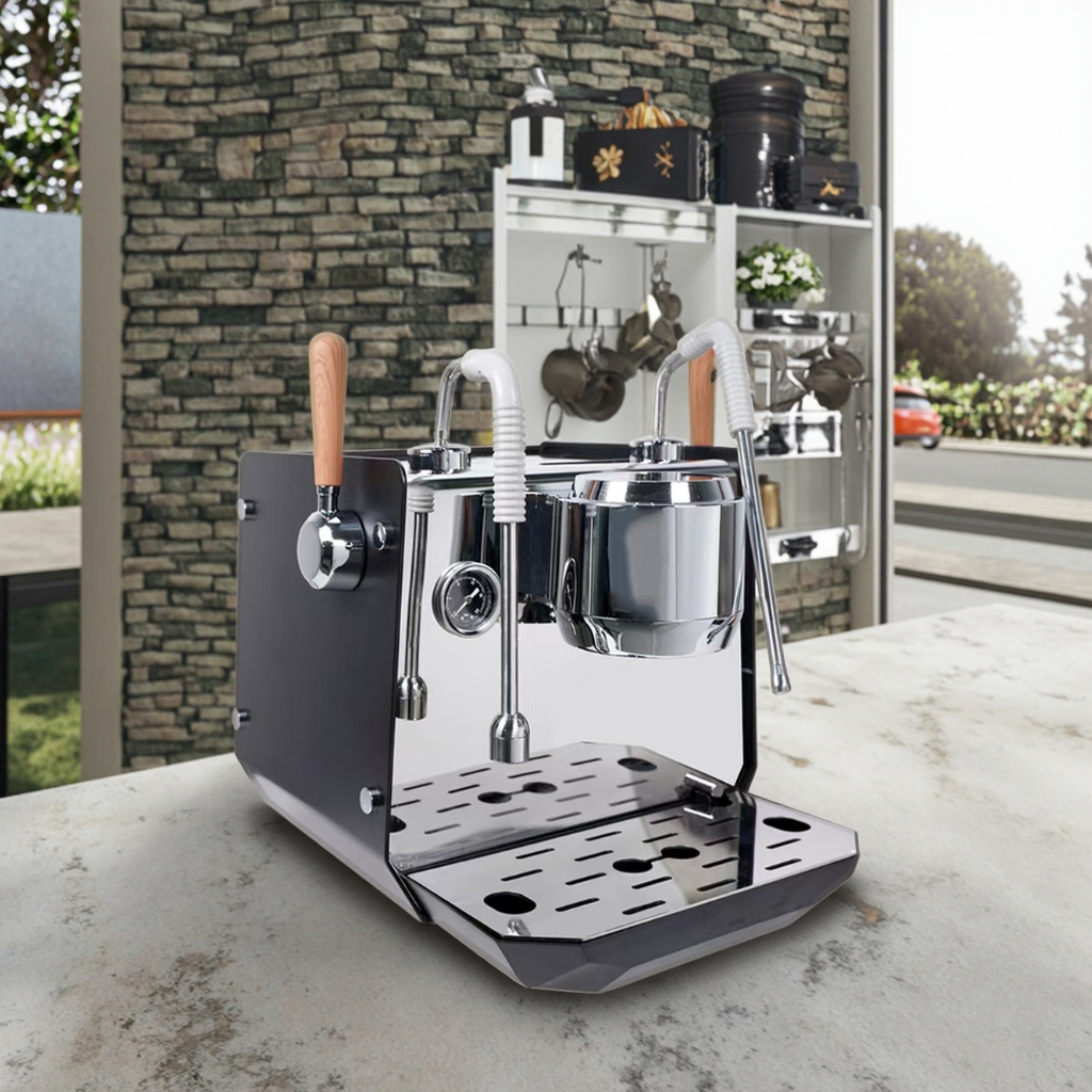 Luxury Professional Double Boi – Espresso Machine Semi Auto recenzja i cena