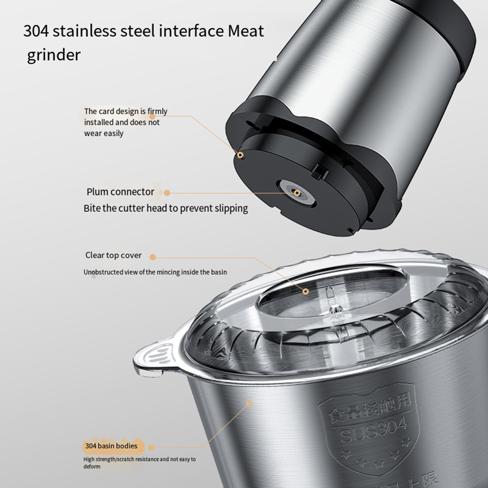 3L / 2L Electric Meat Grinder  – Food Processor Large recenzja i cena