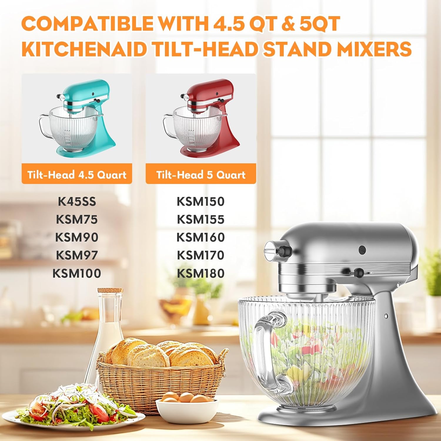 GVODE Glass Bowl for Kitchenai – Kitchen Appliances Manufacturers recenzja i cena