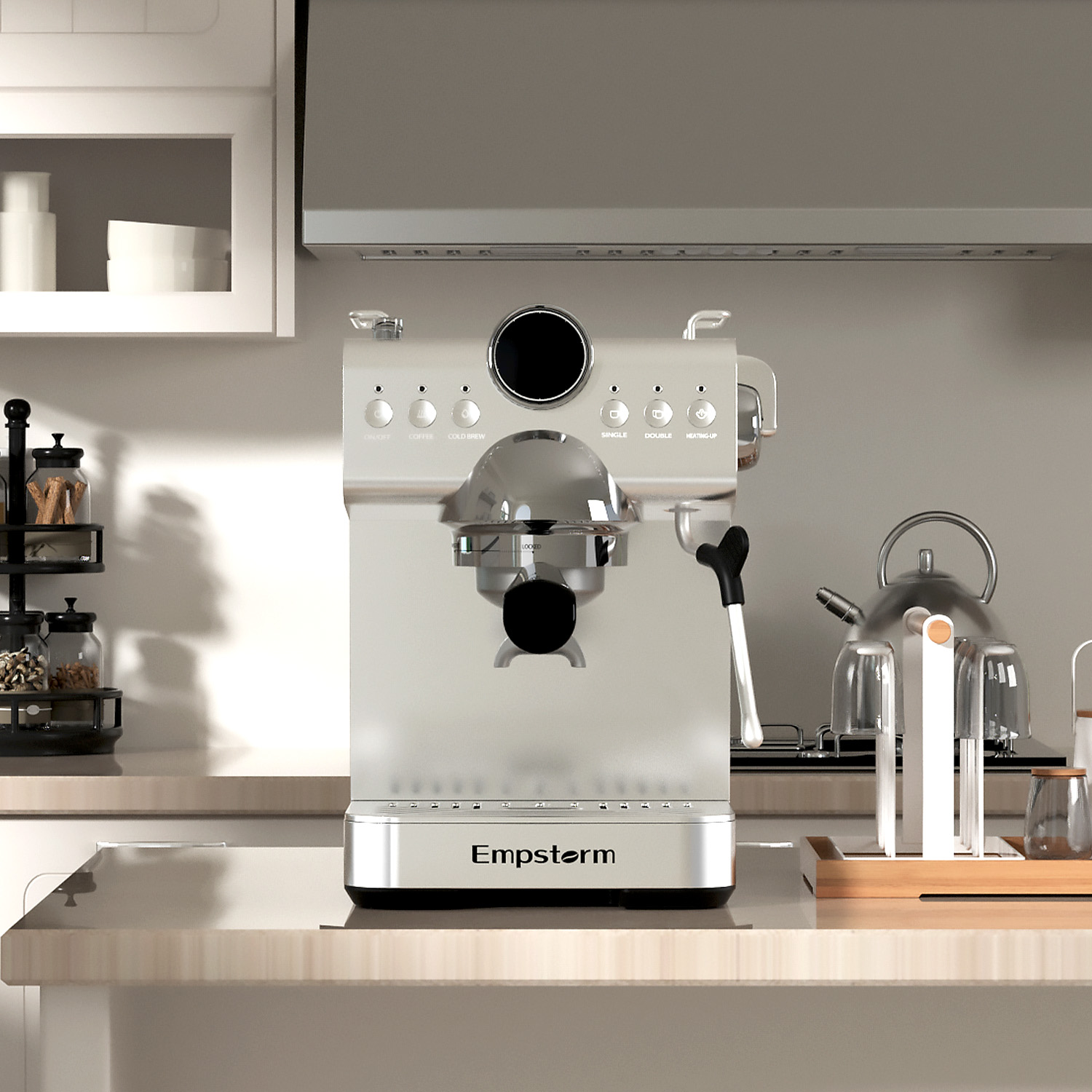 Empstorm CB1  Electric Modern  – Espresso Machine Semi Auto recenzja i cena