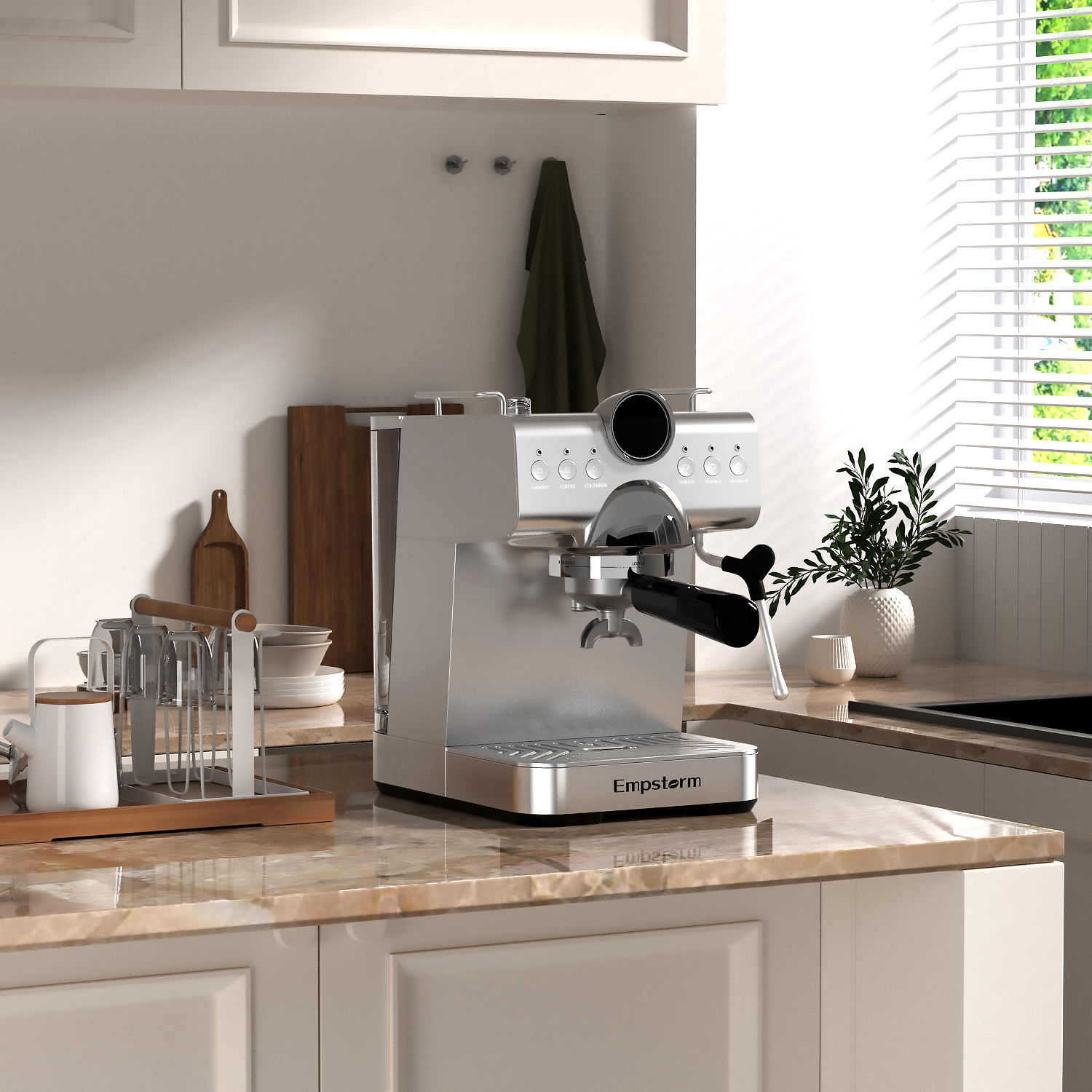 Empstorm CB1  Electric Modern  – Espresso Machine Semi Auto recenzja i cena