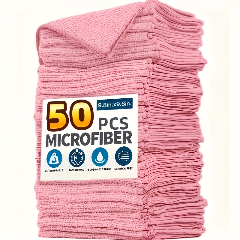 1-50Pcs Light Pink Microfiber  – Kitchen Appliances Manufacturers recenzja i cena