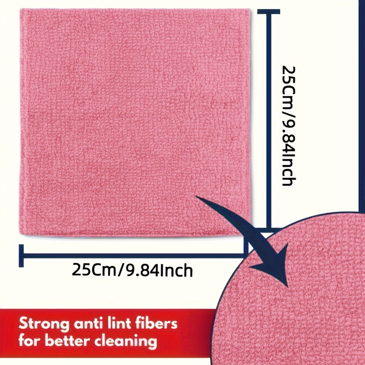 1-50Pcs Light Pink Microfiber  – Kitchen Appliances Manufacturers recenzja i cena