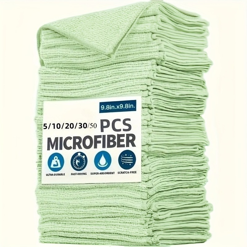 1-50Pcs Light Green Microfiber – Kitchen Appliances Are recenzja i cena