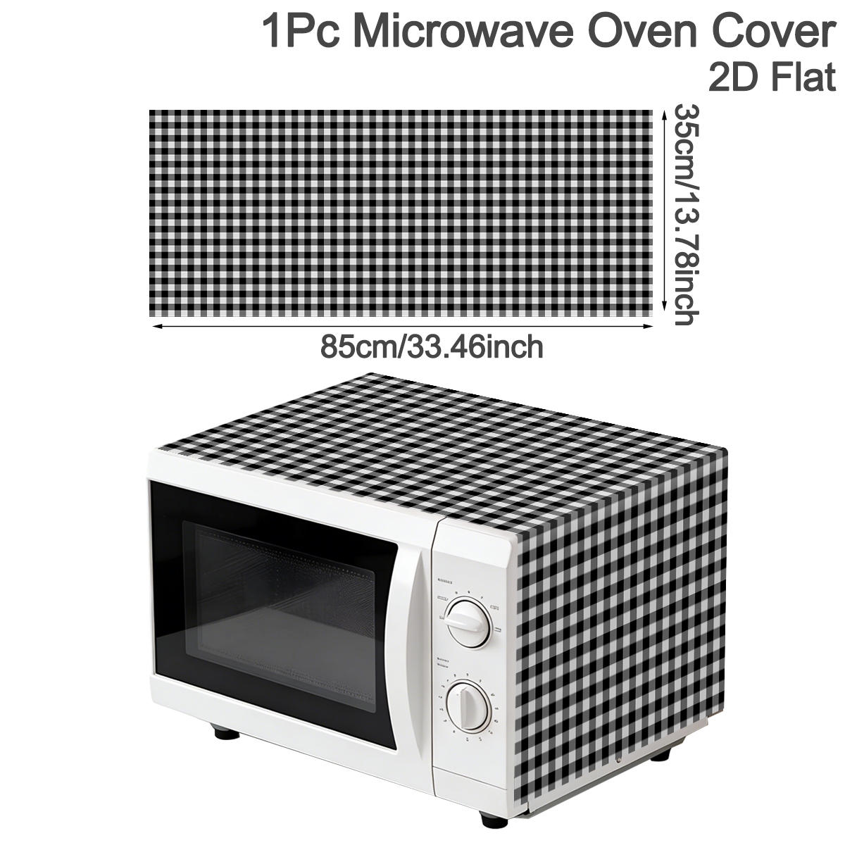 Black White Plaid Microwave Ov – Kitchen Appliances Oven recenzja i cena