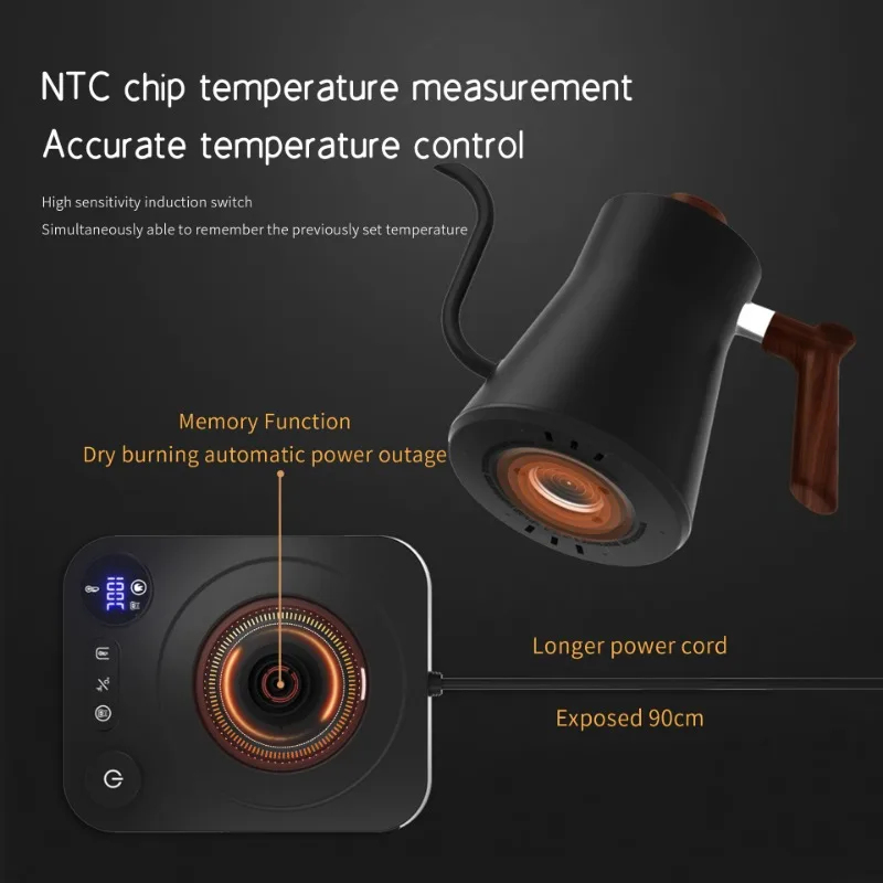 2026 New Smart Temperature Con – Electric Kettle Gooseneck recenzja i cena