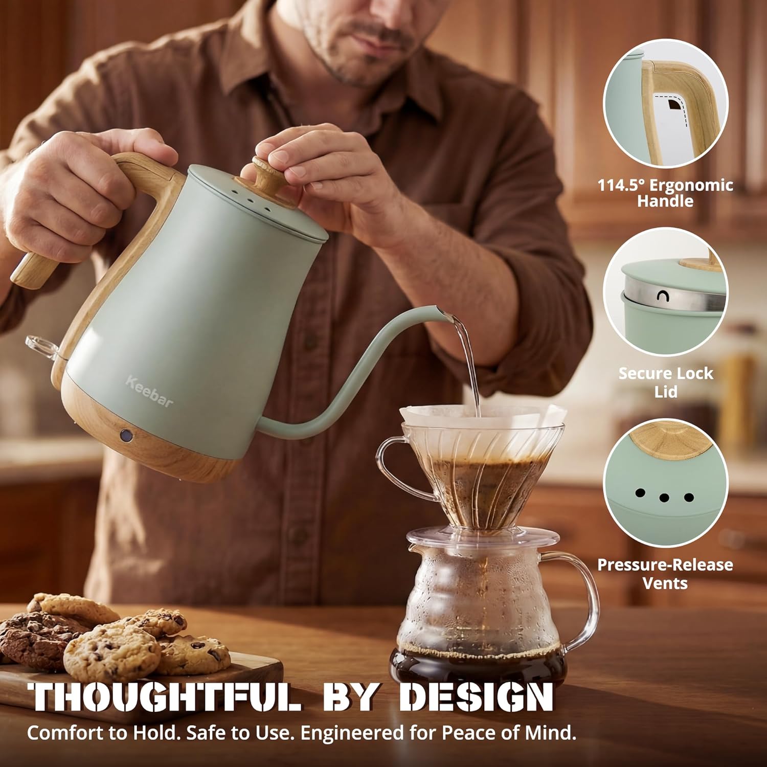 Electric Kettle, 1000W Goosene – Electric Kettle Gooseneck recenzja i cena