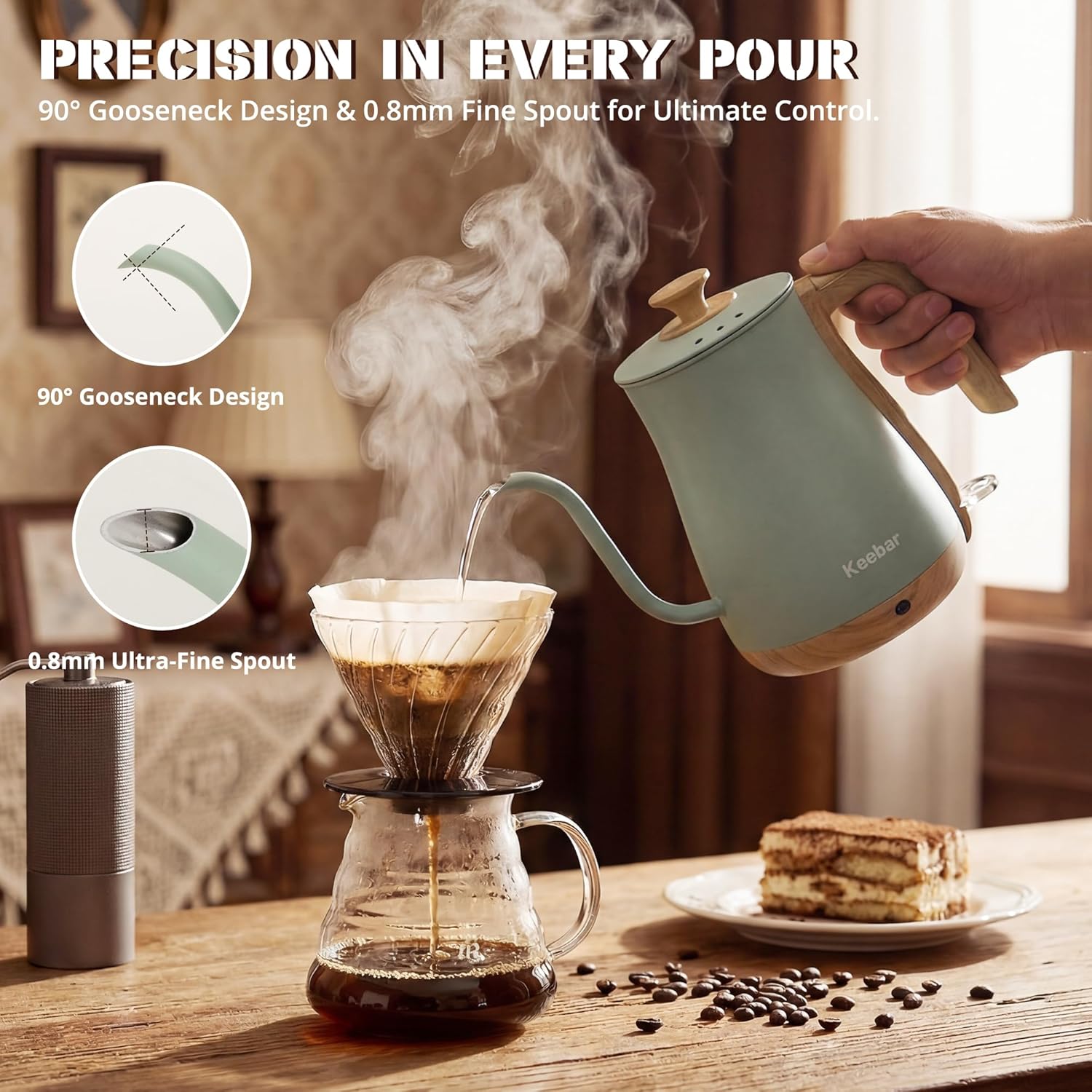 Electric Kettle, 1000W Goosene – Electric Kettle Gooseneck recenzja i cena