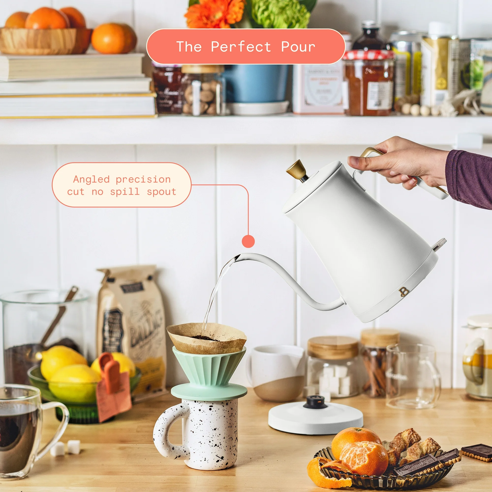 Drew Barrymore 1-Liter Electri – Electric Kettle Gooseneck recenzja i cena