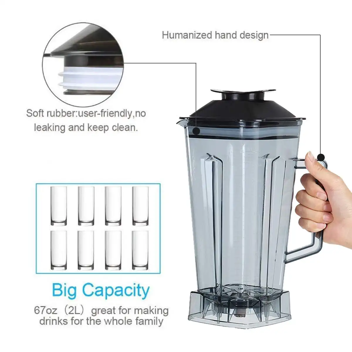 SOKANY 4500W Heavy Duty Commer – Blender High Power recenzja i cena