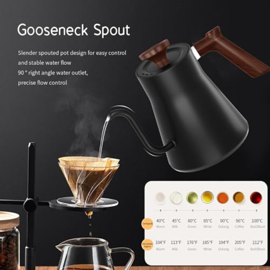 Electric Gooseneck Kettle with – Electric Kettle Gooseneck recenzja i cena